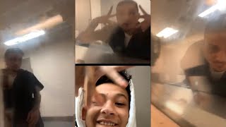 Lil Weirdo in County Jail Goes Live from Visitors Room [upl. by Arenahs]