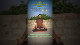 6666 breathing technique 28100 breathingexercises relaxing [upl. by Nnayd947]