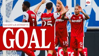 GOAL I KAA GENT 11 R ANTWERP FC I JPL MD6 I 2024  2025 [upl. by Lamok]