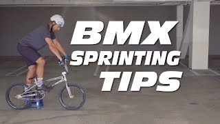 BMX SPRINTING TIPS WITH OLYMPIC BMX COACH [upl. by Leunamesoj]