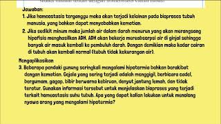 Apa Akibatnya Jika Homeostasis dalam Tubuh Manusia Terganggu Mari Uji Kemampuan Kalian IPA Kelas 9 [upl. by Engen]