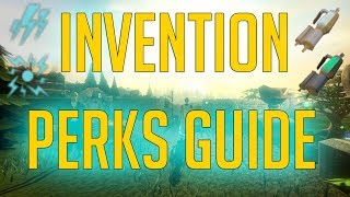 Runescape 3  Invention Perks guide 2018  Combat amp Skilling [upl. by Clementina]