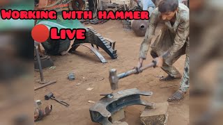 khizar tech working with hammer in 🔴Live [upl. by Johnette]