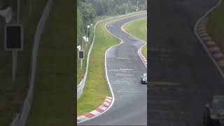 Driving the S3 with wet conditions at the Nurburgring tricky tricky 🤣 [upl. by Ainomar]