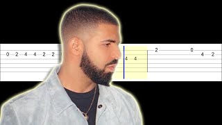 Drake  Yebba’s Heartbreak Easy Guitar Tabs Tutorial [upl. by Anaeerb]