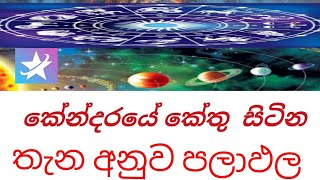 කේන්දරයේ කේතු සිටින තැන අනුව පලාපල [upl. by Jakoba416]