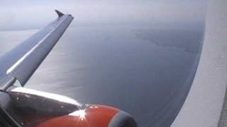 EasyJet A319 Takeoff at Belfast International Airport  Flight 490 [upl. by Lune664]