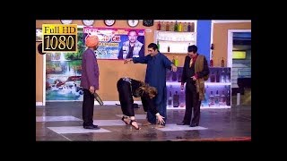 Zafri Khan Best Comedy Scenes Of 2017 in Stage DramaVery Funny😂KhushbooIfthkar Thakur [upl. by Greenebaum589]