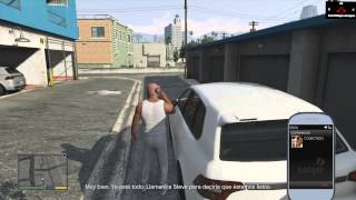 Grand Theft Auto 5 GTA V Parte 44 Vehiculo de huida Español [upl. by Einittirb]