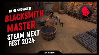 Blacksmith Master Game Overview ► Upcoming Medieval Management Smithy Simulator  Steam Next Fest [upl. by Benis]