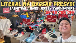 BAGSAK PRESYO SA NBA STORE up to 70 OFF SALE BASKETBALL SHOES  JERSEYS  CAPS  APPARELS [upl. by Braswell]