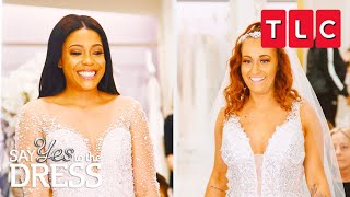 Dresses With The MOST Glitter Full Episode  Say Yes to the Dress  TLC [upl. by Neelahs27]