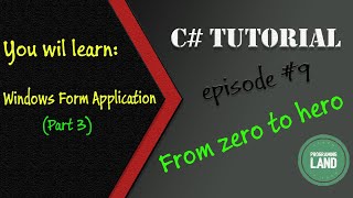 DateTime Calender DateTimePicker in C  C tutorial  Episode 9 [upl. by Tuckie614]