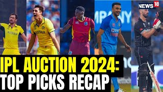 IPL 2024 Auction Live  IPL 2024 Auction Highlights LIVE  Pat Cummins  Mitchell Starc  N18L [upl. by Amikay]