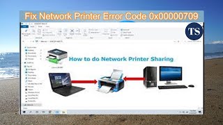 How To Fix Network Printer Connection Error 0x00000709 [upl. by Manya]