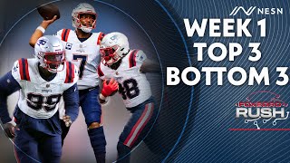 Patriots Top 3 amp Bottom 3 Players Vs Bengals  Foxboro Rush [upl. by Lyckman]