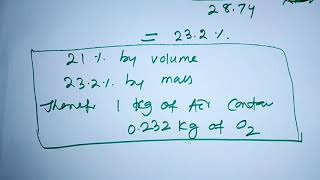 Stoichiometric AirFuel Ratio Calculation [upl. by Grory]