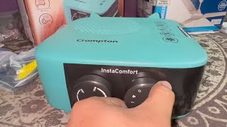 Best Room Heater Crompton Insta Comfort 2000 watts Unboxing [upl. by Ailima894]