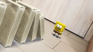 Dominoes  Spongebob in real life [upl. by Henri181]