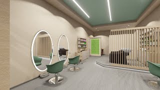 Arredamento parrucchieri progetto per nuova apertura salone parrucchiera [upl. by Crawford]