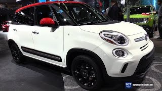 2016 Fiat 500L  Exterior and Interior Walkaround  2016 Detroit Auto Show [upl. by Aubrey]