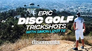 Epic Disc Golf Trick Shots with Simon Lizotte 2018 [upl. by Hoes]