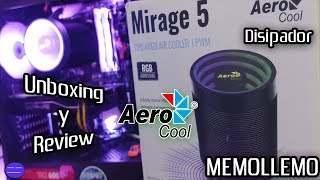 Disipador AeroCool Mirage 5 Unboxing y Review [upl. by Bazar]