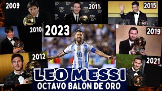 MESSI OCTAVO BALÓN DE ORO FUTBOLISTA ETERNO [upl. by Evita]