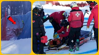 Watch 🔴 Broderick Thompson Sturz  Broderick Thompson Crash  Thompson Head Injury at Beaver Creek [upl. by Anglo]