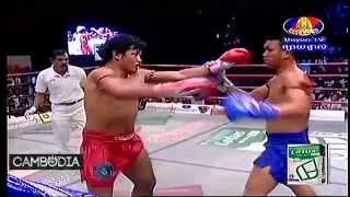 Bayon Khmer boxing Keo Rumchong vs Vung Noy 2 REMATCH 67kg 12062013 [upl. by Aicirtan]