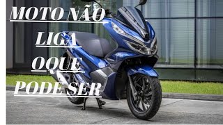 Moto PCX não liga oque fazer [upl. by Eerb]