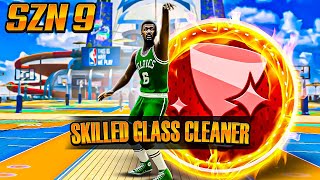 This quotSKILLED GLASS CLEANERquot BUILD is UNGUARDABLE in SEASON 9 NBA 2K22 [upl. by Erdnoed969]