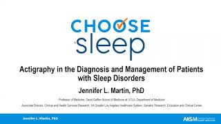 Actigraphy in the Diagnosis and Management of Patients with Sleep Disorders [upl. by Yrol]