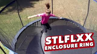 14 ft Steelflex Trampoline with Pro Enclosure by Sportspower [upl. by Gilbertson]