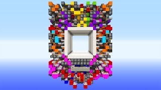 Die KRASSESTE 8x8 Redstone Piston Tür Minecraft Redstone Piston Door [upl. by Nale917]