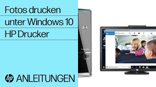 Fotos drucken unter Windows 10  HP Drucker  HP [upl. by Kreager271]