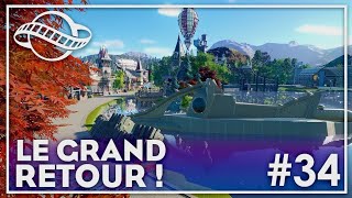 LE GRAND RETOUR ENFIN   Planet Coaster 34 ToonLand Resort [upl. by Aenneea909]