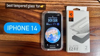 iPhone 14 13 and 13 pro Spigen Glass Protector Unboxing amp Review  GLAStR EZ FIT  Best Protection [upl. by Brockwell316]