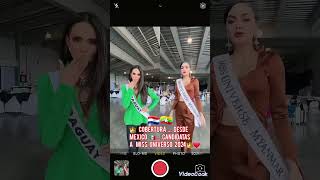 Miss Paraguay y Miss Myanmar candidatas a Miss Universo 2024 [upl. by Juta]