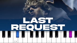 Paolo Nutini  Last Request piano tutorial [upl. by Vevine]