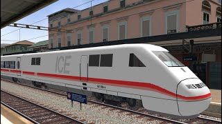 Open Rails SBBDB ICE LocarnoGotthard [upl. by Melba]