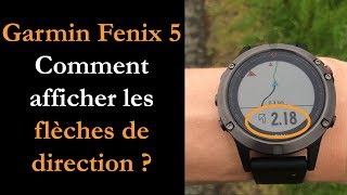 Fenix 5  les flèches de direction dans le mode navigation [upl. by Mcadams]