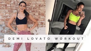 DEMI LOVATO WORKOUT  Danielle Peazer [upl. by Gunnar]