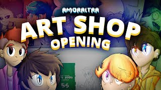 YOU CAN BUY AN ART FROM AMOR AT HIS NEW SHOP [upl. by Akela385]