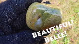 I Found All Kinds Of Green Epidote And Unakite While Rockhounding This November [upl. by Atinnek]