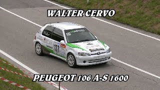 SALITA PEDAVENA  CROCE DAUNE 2024  WALTER CERVO  PEUGEOT 106 AS 1600  VIDEO BELLUNOVIDEO [upl. by Oina]