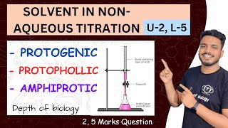 solvents  solvent used in non aqueous titration  non aqueous solvents  pharmacy with sg sir [upl. by Ailasor]