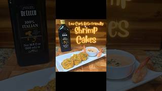 Low Carb Keto Friendly Shrimp Cakes with Spicy Dipping Sauce [upl. by Anilosi]