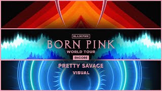 BLACKPINK  Pretty Savage   VISUAL  BORNPINK WORLD TOUR ENCORE [upl. by Eniaral599]