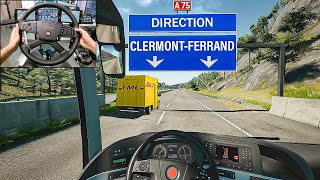 🚌 PASSAGE PAR CLERMONTFERRAND AVANT DE REDESCENDRE Fernbus Simulator [upl. by Dougie]